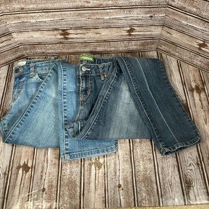 Lot of 2 OLD NAVY Girl's 14 The Darling Low Rise & Super Skinny Blue Denim Jeans